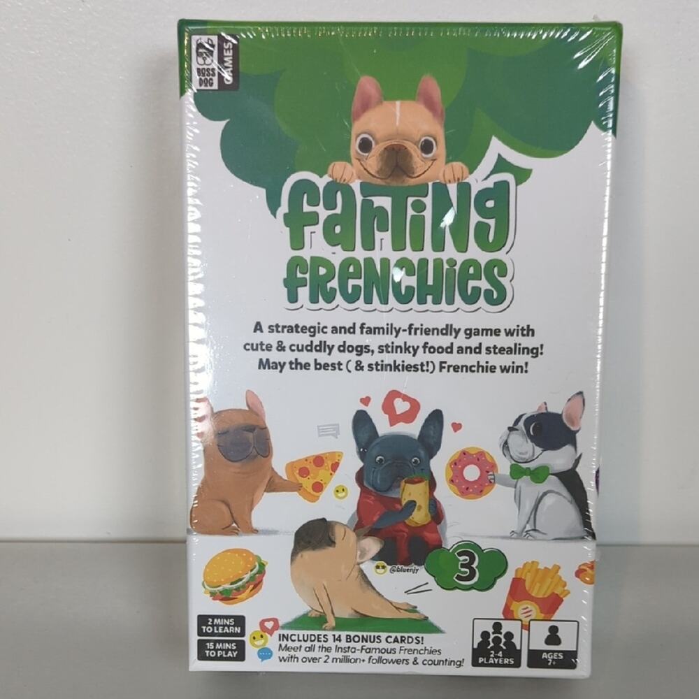 Boss Dog Games NIB Farting Frenchies Card Game